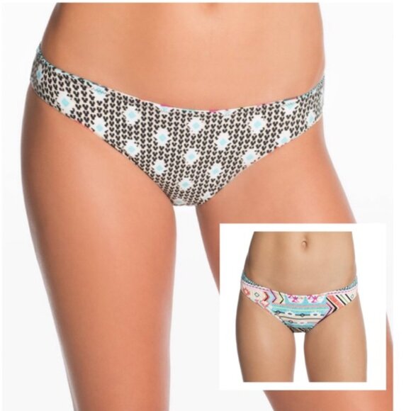 Vera Bradley Reversible Bikini Bottom Ella Desert XL - Picture 1 of 12